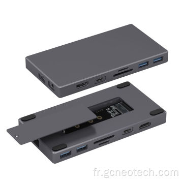 USB-C de la fente TF / SD peut transférer des données